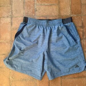 Adidas Men's Blue Athletic Shorts